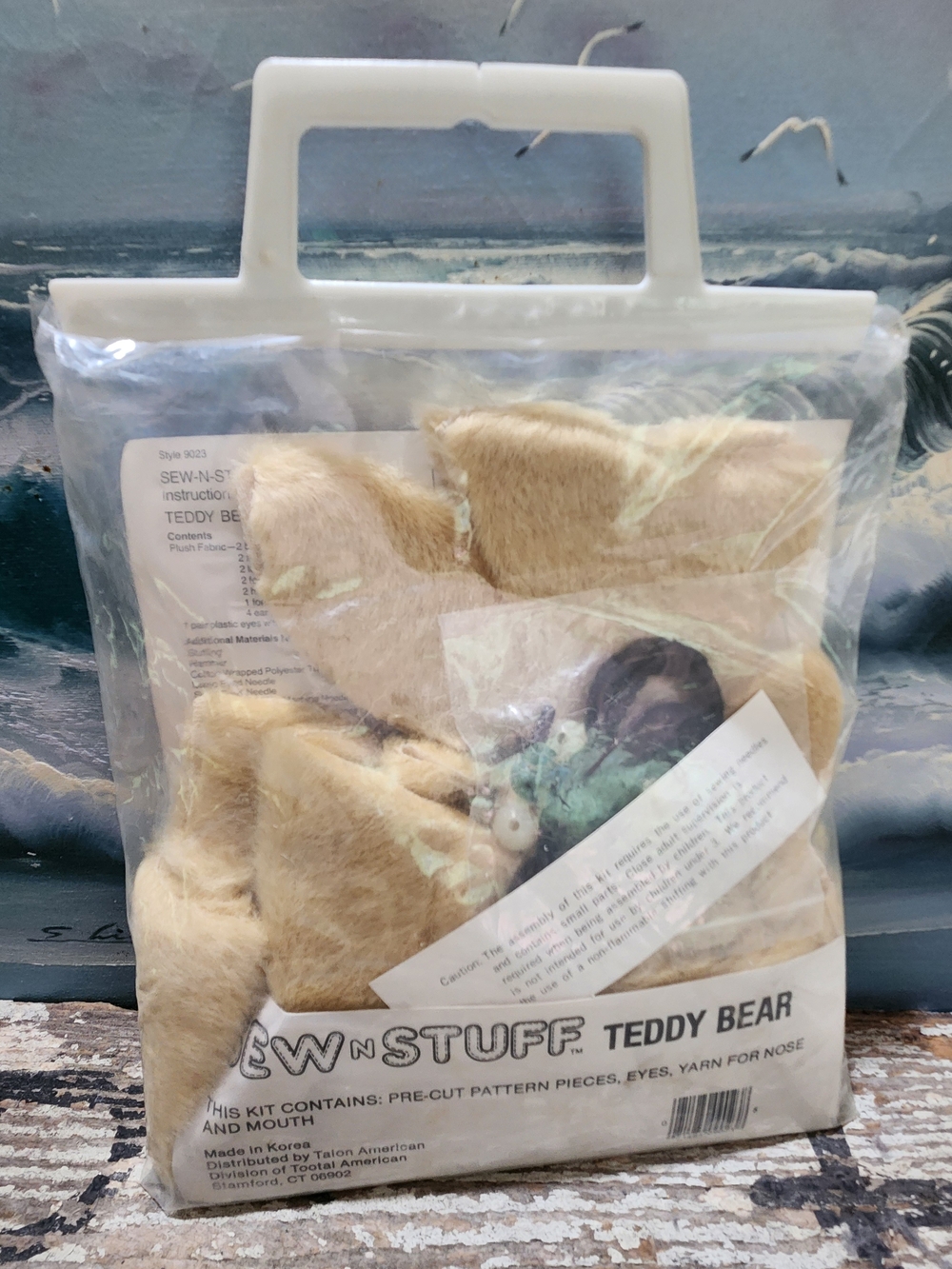 Teddy Bear Sewing Kit - Cream Teddy - Picture 2 of 2